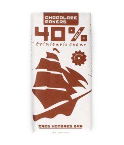 Chocolate Makers Tres Hombres 40% Milk &amp; Seasalt