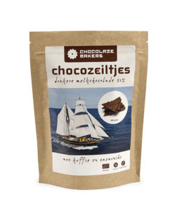 Chocolate Makers 52% Melkesjokoladebiter med kaffe og nibs