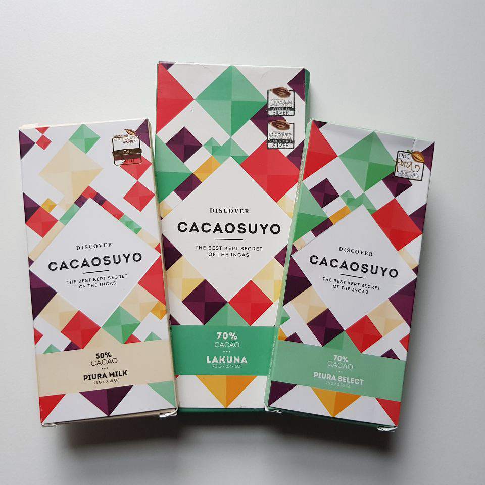 Sjokoladeplater fra Cacaosuyo med fargerik innpakning