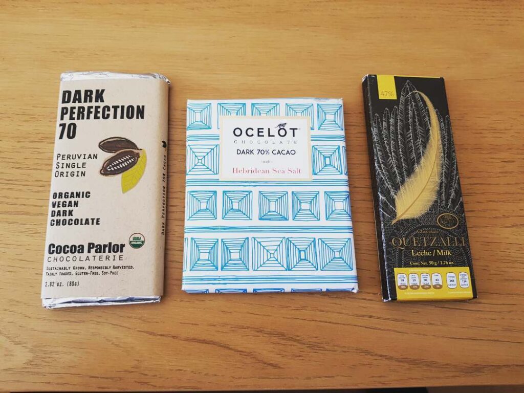 Sjokoladeplater fra Cocoa Parlor, Ocelot og Wolter
