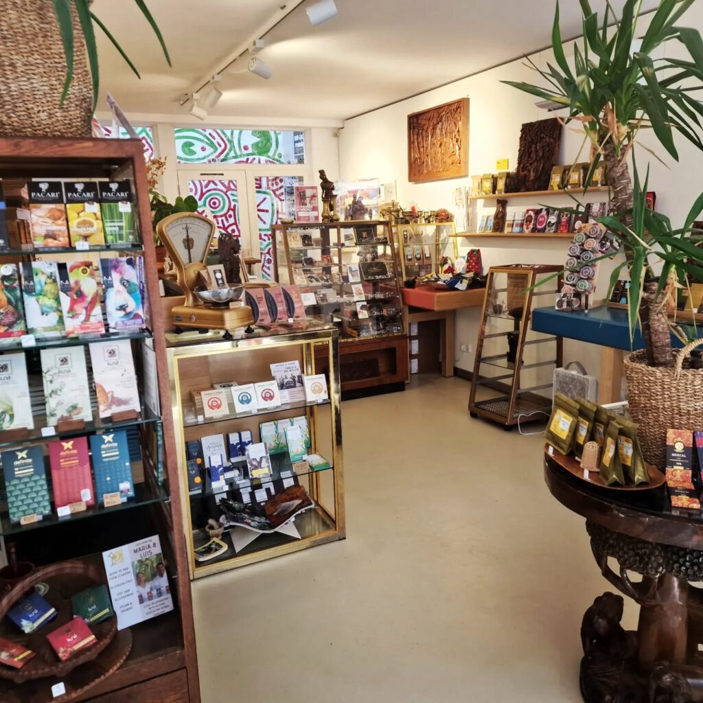 Butikken til Cacao & Spice i Amsterdam