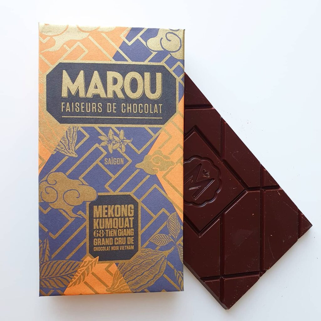 Marou Kumquat Tien Giang med en brukket plate