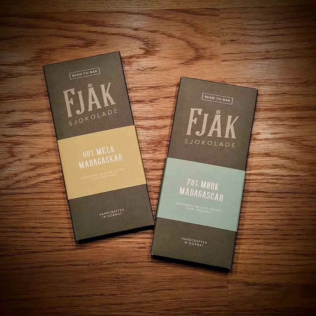Fjåk 60 % Melk Madagaskar og 70 % Mørk Madagaskar