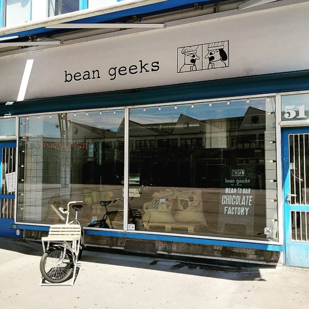 Inngangen til Bean Geeks i København