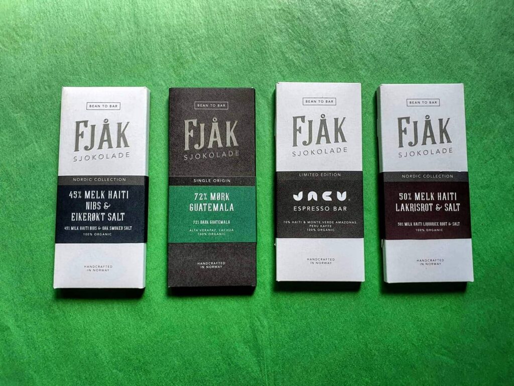 Fire nye sjokolader fra Fjåk