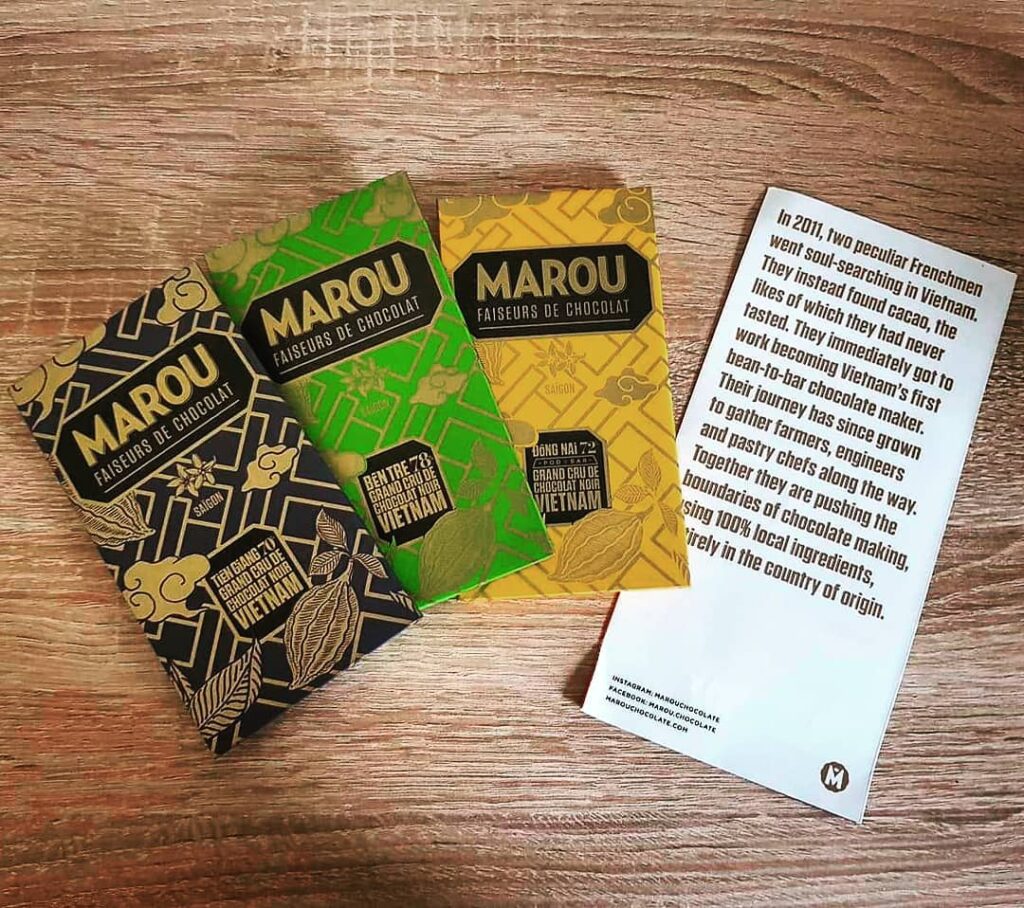 Sjokoladeplater fra Marou