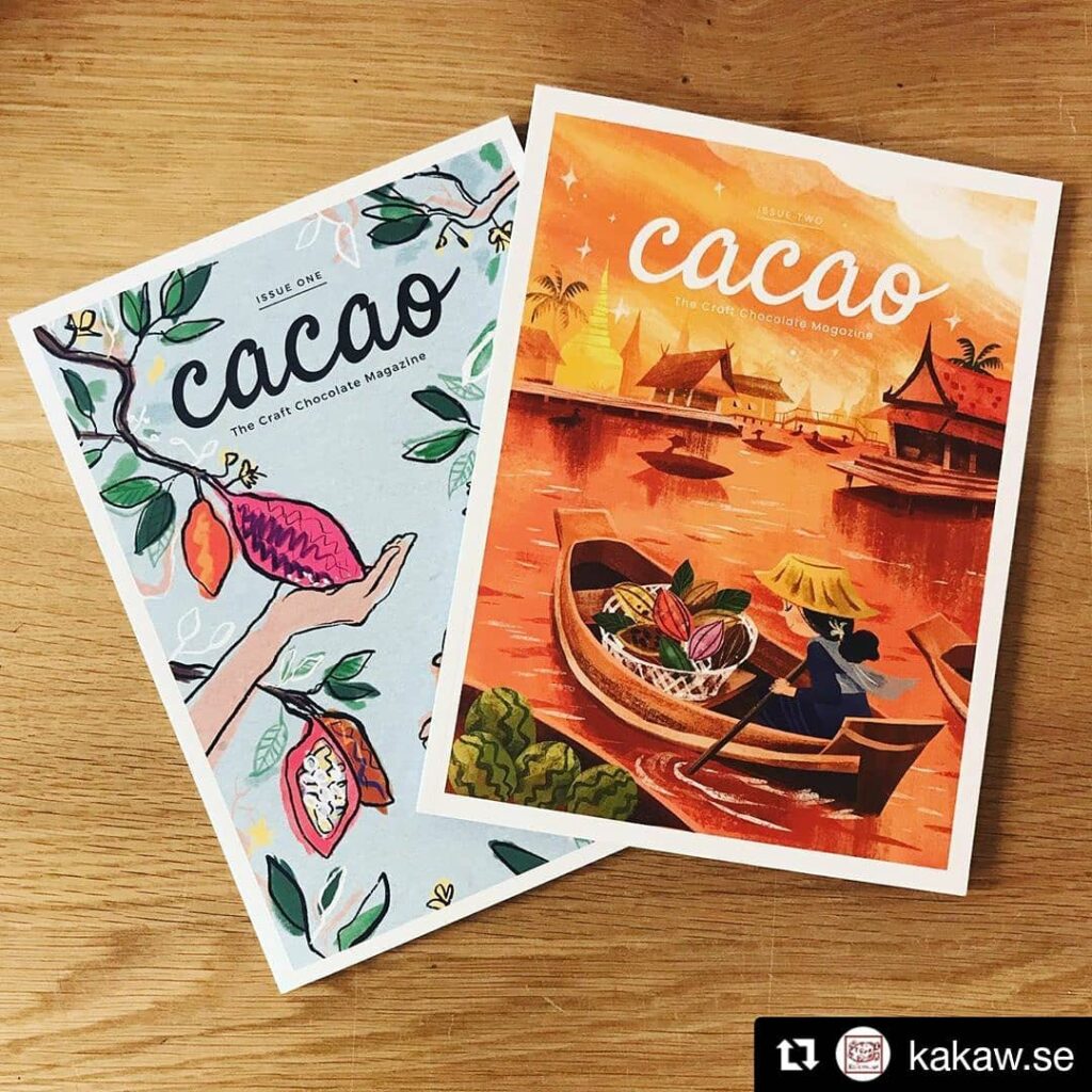To utgaver av magasinet Read Cacao