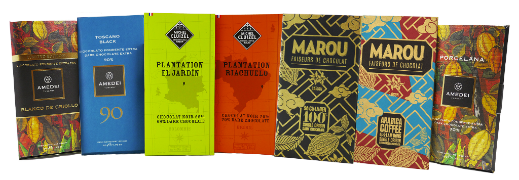 Nye produkter fra Amedei, Marou, Michel Cluizel og Zotter